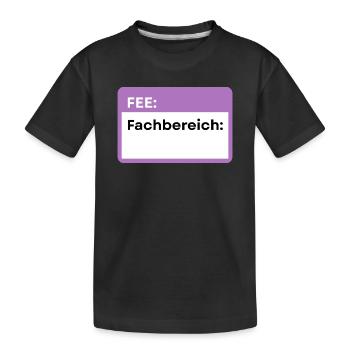 Département de Schild Lila - T-shirt bio Premium Enfant - noir - Devant