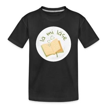 la mi läse - T-shirt bio Premium Enfant - noir - Devant