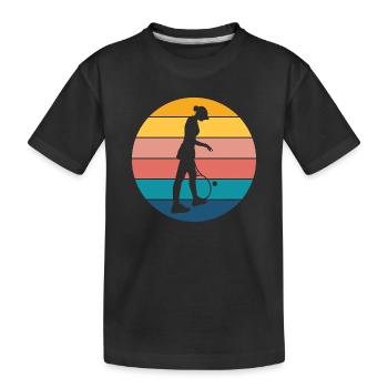 tennis - T-shirt bio Premium Enfant - noir - Devant