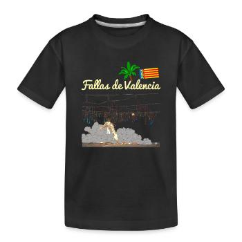 Fallas de Valencia Mascleta - T-shirt bio Premium Enfant - noir - Devant