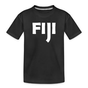 Fidji - Fidji - Îles - Pacifique - Mers du Sud - T-shirt bio Premium Enfant - noir - Devant
