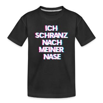 Hardtekk Tekk - Kinder Premium Bio T-Shirt - Schwarz - Vorne