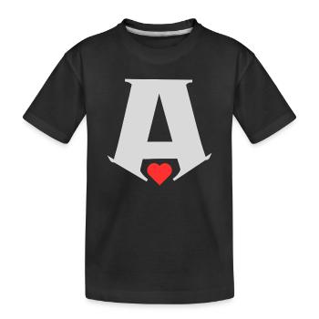 A - T-shirt bio Premium Enfant - noir - Devant