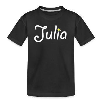 Julia - T-shirt bio Premium Enfant - noir - Devant