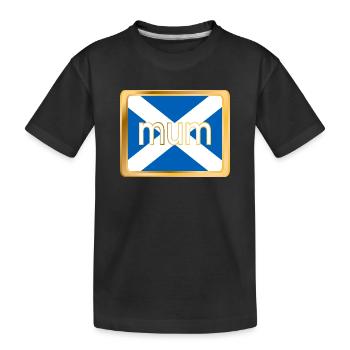 Mère de la mère de l’Écosse - T-shirt bio Premium Enfant - noir - Devant