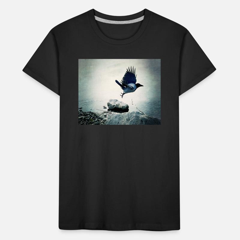 Crow's Flight Kids' Premium Organic T-Shirt