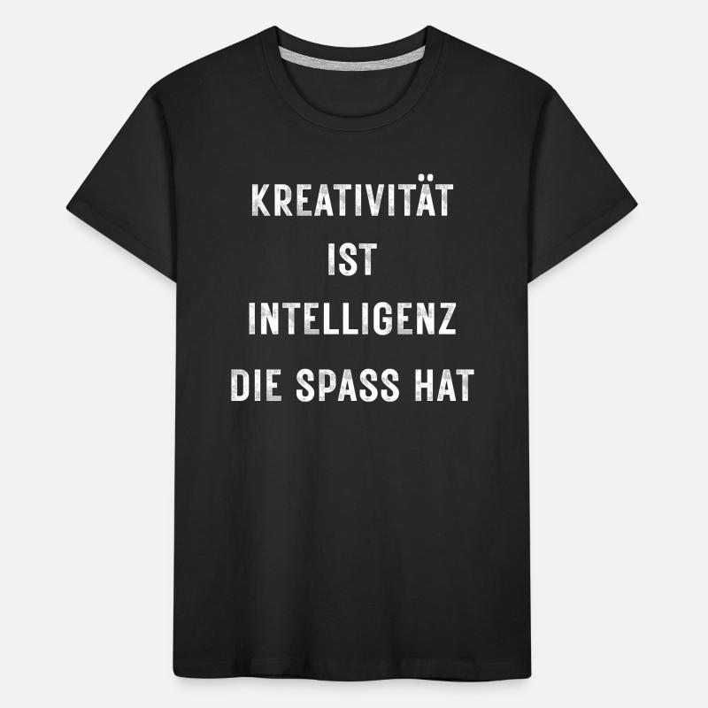 La créativité, c’est l’intelligence qui s’amuse – Stateme T-shirt bio Premium Enfant