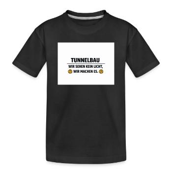 Tunnel Lichtmacher - T-shirt bio Premium Enfant - noir - Devant