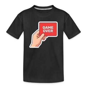 Game Over Rétro Sign - T-shirt bio Premium Enfant - noir - Devant