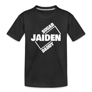 Jaiden - Kinder Premium Bio T-Shirt - Schwarz - Vorne