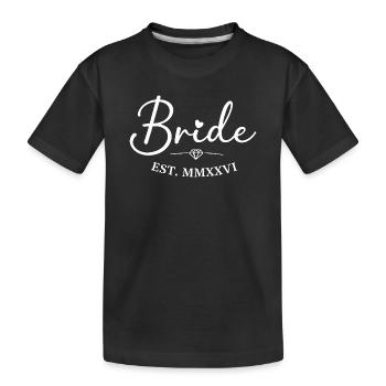 Bridal Heart Diamond EST MMXXVI - T-shirt bio Premium Enfant - noir - Devant