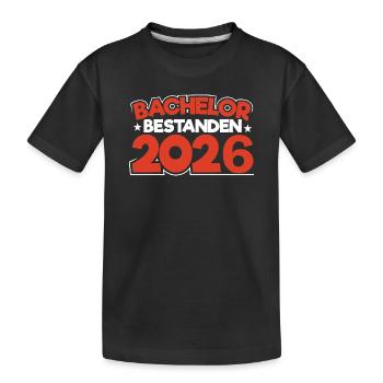 Licence 2026 Remise des diplômes - T-shirt bio Premium Enfant - noir - Devant