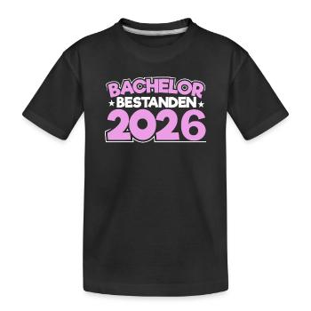 Licence 2026 Remise des diplômes - T-shirt bio Premium Enfant - noir - Devant