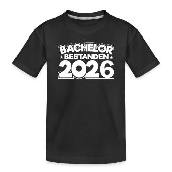 Licence 2026 Remise des diplômes - T-shirt bio Premium Enfant - noir - Devant