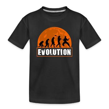 Entwicklung des Man Karate Martial Arts Dojo Coach - Kinder Premium Bio T-Shirt - Schwarz - Vorne