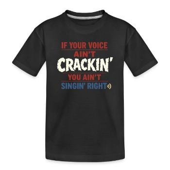 Communauté de musique folk Shanty Crew - T-shirt bio Premium Enfant - noir - Devant