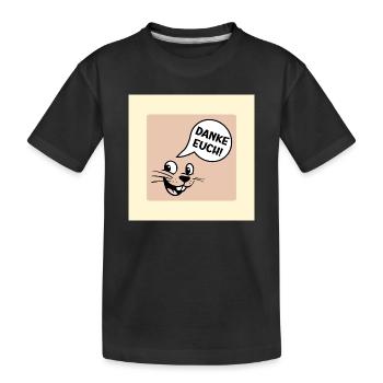 Danke Euch Abschied - Kinder Premium Bio T-Shirt - Schwarz - Vorne