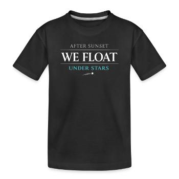 Navigation de nuit avec - T-shirt bio Premium Enfant - noir - Devant