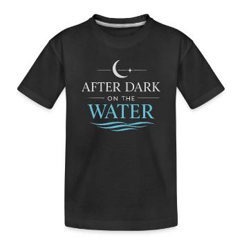 Navigation de nuit avec - T-shirt bio Premium Enfant - noir - Devant