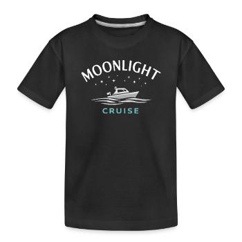 Navigation de nuit avec - T-shirt bio Premium Enfant - noir - Devant