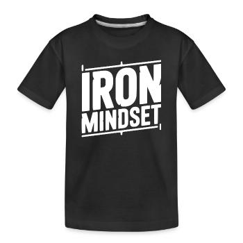 Iron Mindset - Kids' Premium Organic T-Shirt - black - Front