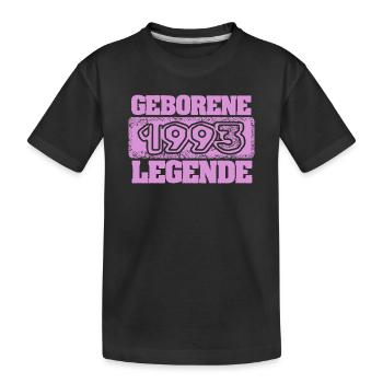 Légendaire 1993 - T-shirt bio Premium Enfant - noir - Devant