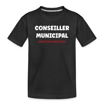 Conseiller Municipal  - T-shirt bio Premium Enfant - noir - Devant