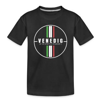 Coordonnées Venise - T-shirt bio Premium Enfant - noir - Devant