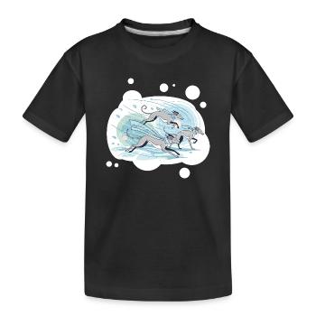 Greyhounds - T-shirt bio Premium Enfant - noir - Devant