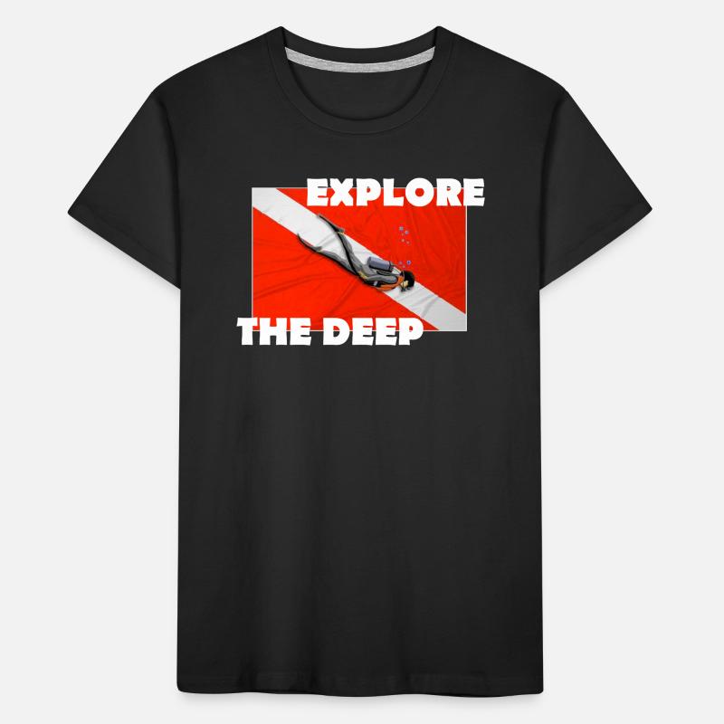 EXPLORE THE DEEP Kinder Premium Bio T-Shirt