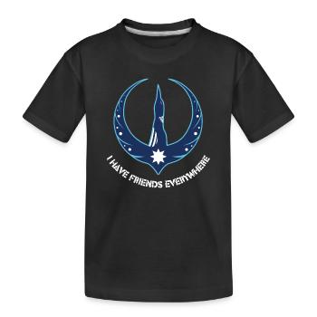 Minnesota Rebellion Eistaucher - Kinder Premium Bio T-Shirt - Schwarz - Vorne