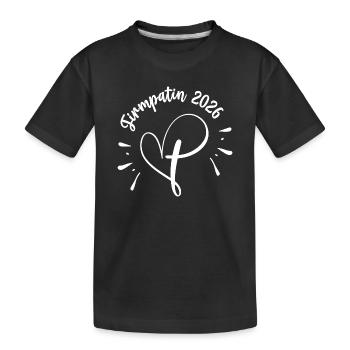 Sponsor de confirmation 2026 Sponsor de confirmation Femmes - T-shirt bio Premium Enfant - noir - Devant