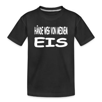 Glace - T-shirt bio Premium Enfant - noir - Devant
