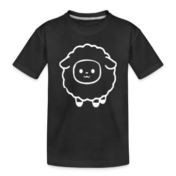 Sheep Sheep Lamb - Kids' Premium Organic T-Shirt - black - Front