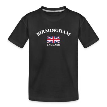 Birmingham, Angleterre - T-shirt bio Premium Enfant - noir - Devant