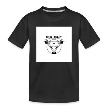 IRON_LEGACY GYM - Kids' Premium Organic T-Shirt - black - Front