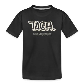 Tachycardie.  chante ici comme un discours nord-allemand - T-shirt bio Premium Enfant - noir - Devant