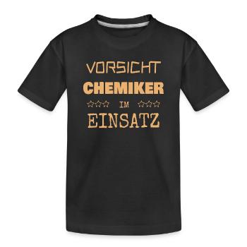 Vocation : Chimiste - T-shirt bio Premium Enfant - noir - Devant