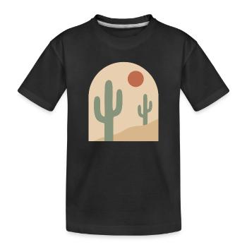 Sérénité de l’Arche du Désert - T-shirt bio Premium Enfant - noir - Devant