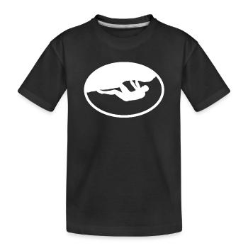 Boulderer en plein air - T-shirt bio Premium Enfant - noir - Devant