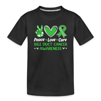 Galle Krebs - Kinder Premium Bio T-Shirt - Schwarz - Vorne