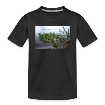 fabiolous world Regenzeit - Kinder Premium Bio T-Shirt - Schwarz - Vorne