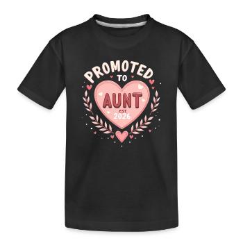 Tante 2026 Tante 2026 Promue Tante 2026 - T-shirt bio Premium Enfant - noir - Devant