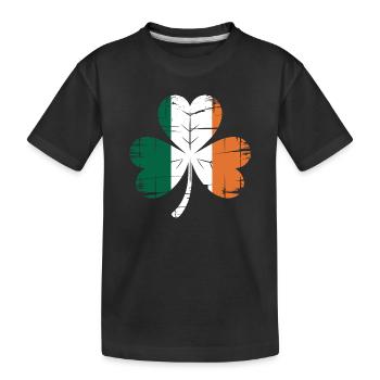 Fierté irlandaise - T-shirt bio Premium Enfant - noir - Devant