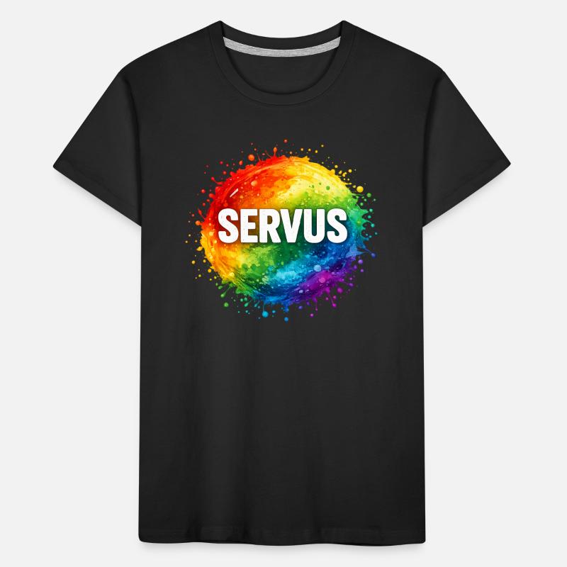 Explosion colorée SERVUS T-shirt bio Premium Enfant