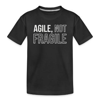 Développement Agile, Sweat à capuche Scrum Coach - T-shirt bio Premium Enfant - noir - Devant