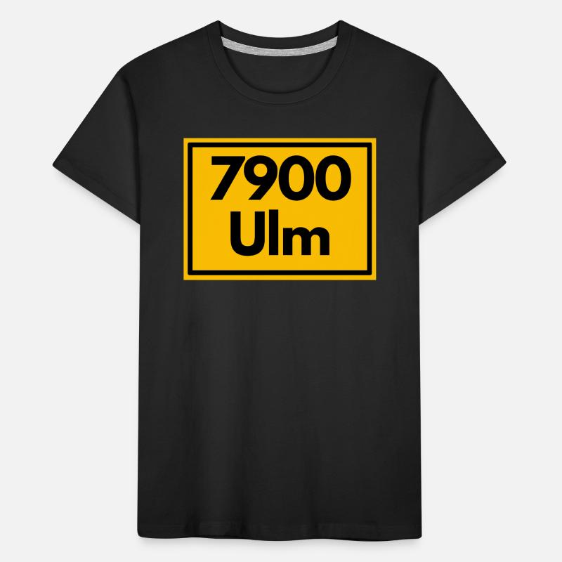 OLD POSTCODE POSTCODE RETRO 7900 ULM MÜNSTERSTADT Kids' Premium Organic T-Shirt