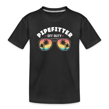 Tuyau de serrurier industriel - T-shirt bio Premium Enfant - noir - Devant