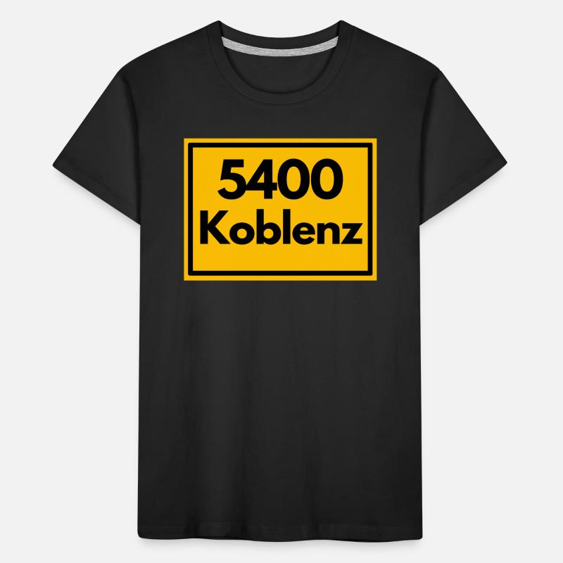 OLD POSTCODE POSTCODE RETRO 5400 KOBLENZ GERMAN Kids' Premium Organic T-Shirt