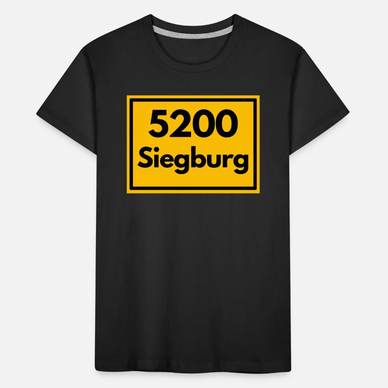 OLD POSTCODE POSTCODE RETRO SIEGBURG - RHEIN SIEG Kids' Premium Organic T-Shirt